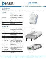 Louroe Electronics ASK-4 501 Installation And Operating Instructions preview