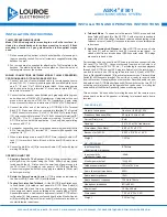 Preview for 3 page of Louroe Electronics ASK-4 501 Installation And Operating Instructions