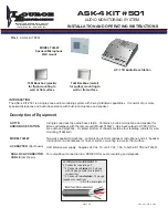 Louroe Electronics ASK-4 KIT #501 Installation And Operating Instructions Manual preview