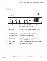 Предварительный просмотр 9 страницы Louroe Electronics DG-MA Installation And Operating Instructions Manual