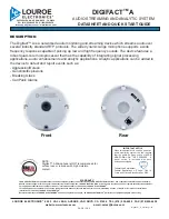 Preview for 1 page of Louroe Electronics DIGIFACT A Datasheet And Quick Start Manual