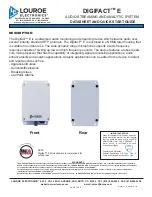 Preview for 1 page of Louroe Electronics DIGIFACT E Quick Start Manual