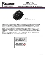 Louroe Electronics SA-1A Installation And Operating Instructions Manual preview