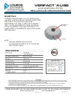 Louroe Electronics Verifact A USB Installation And Operating Instructions preview