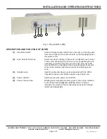 Предварительный просмотр 2 страницы Louroe AP-4-RM Installation And Operating Instructions Manual