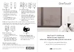 Louvolite One Touch 1100 Series Instructions preview