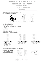 Louvolite R1722 Setup And Operation preview