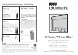 Louvolite SC Series Fitting And Operating Instructions preview