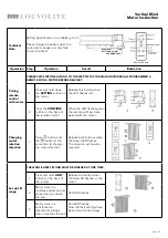 Louvolite Vertical Blind Instruction предпросмотр