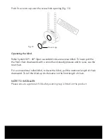 Предварительный просмотр 7 страницы Louvolite Vision 32 Open Cassette Fitting & Operating Instructions