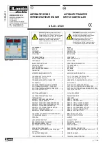 Предварительный просмотр 1 страницы LOVATO ELECTRIC ATL20 Instructions Manual