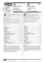 LOVATO ELECTRIC DCRL Series Instruction Manual предпросмотр