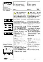 LOVATO ELECTRIC DCRM 2 Manual preview