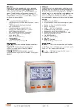 Preview for 2 page of LOVATO ELECTRIC DMG700 Instruction Manual