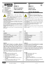 LOVATO ELECTRIC EXM10 13 Instruction Manual предпросмотр