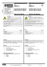 Preview for 1 page of LOVATO ELECTRIC EXM80 04 Instruction Manual