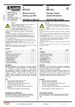 Preview for 1 page of LOVATO ELECTRIC EXP10 10 Instruction Manual