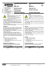 LOVATO ELECTRIC EXP10 16 Instruction Manual preview