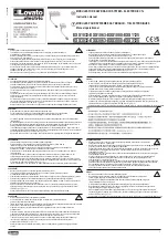 Preview for 1 page of LOVATO ELECTRIC EXS1032 Instruction Manual