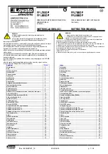 LOVATO ELECTRIC FFL DP Series Instruction Manual предпросмотр