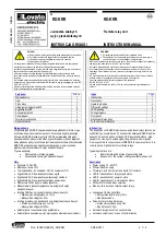 LOVATO ELECTRIC RGK RR Instruction Manual preview