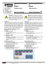 LOVATO ELECTRIC RGK30 Instruction Manual preview