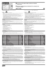 Preview for 1 page of Lovato DME D122MID Installation Manual