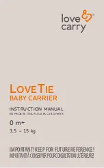 love & carry LoveTie Instruction Manual preview