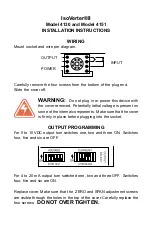 Love Controls IsoVerter II 4130 Installation Instructions предпросмотр