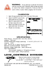 Preview for 2 page of Love Controls IsoVerter II 4130 Installation Instructions