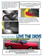 Preview for 4 page of LOVE THE DRIVE Love The Wind Wind Deflector Install Manual