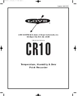 Предварительный просмотр 1 страницы Love CR10 Operation Manual