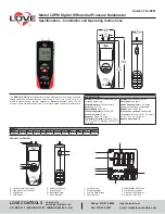 Love LDPM-01 Installation And Operating Instructions preview