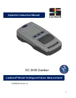 Preview for 1 page of Lovibond EC 2000 Gardner Operator'S Instruction Manual