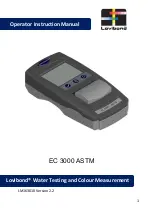 Lovibond EC 3000 ASTM Operator'S Instruction Manual предпросмотр