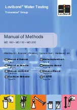 Lovibond MD 100 Manual Of Methods предпросмотр