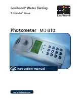 Предварительный просмотр 1 страницы Lovibond MD 610 Instruction Manual