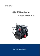 Предварительный просмотр 1 страницы Lovol KM/4L22 Maintenance Manual