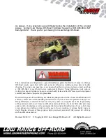 Предварительный просмотр 14 страницы Low Range Off-Road LR-LRTACO Installation Instructions Manual