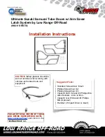 Low Range Off-Road SEB-TD Installation Instructions Manual предпросмотр