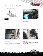 Preview for 9 page of Low Range Off-Road SER-CHK Installation Instructions Manual