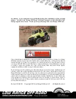 Предварительный просмотр 6 страницы Low Range Off-Road SST-SB-DP Installation Instructions Manual