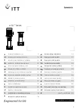 Предварительный просмотр 1 страницы Lowara 10SV Installation And Operation Instructions Manual