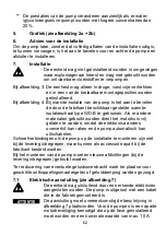 Preview for 62 page of Lowara Ecocirc 15-4/130 Installation And Operation Instractions