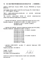 Preview for 123 page of Lowara ecocirc BASIC Installation And Operating Instructions Manual