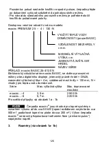 Preview for 126 page of Lowara ecocirc BASIC Installation And Operating Instructions Manual