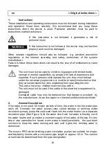 Preview for 16 page of Lowara ecocirc PRO 15-1/110 Installation And Operating Instructions Manual