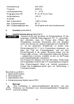 Preview for 32 page of Lowara ecocirc PRO 15-1/110 Installation And Operating Instructions Manual