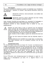 Preview for 59 page of Lowara ecocirc PRO 15-1/110 Installation And Operating Instructions Manual