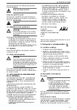 Предварительный просмотр 73 страницы Lowara Ecocirc XL 100-120F Installation, Operation And Maintenance Manual